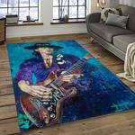 singer stevie ray vaughan music carpet rectangle area rug for living room bedroom decor dark room srv20