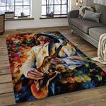 singer stevie ray vaughan music carpet rectangle area rug for living room bedroom decor dark room srv23