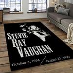 singer stevie ray vaughan music carpet rectangle area rug for living room bedroom decor dark room srv29