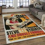 singer stevie ray vaughan music carpet rectangle area rug for living room bedroom decor dark room srv34