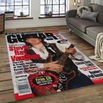 singer stevie ray vaughan music carpet rectangle area rug for living room bedroom decor dark room srv38