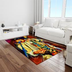singer stevie ray vaughan music carpet rectangle area rug for living room bedroom decor light room srv06
