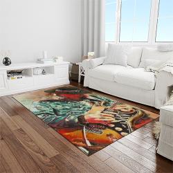 singer stevie ray vaughan music carpet rectangle area rug for living room bedroom decor light room srv18
