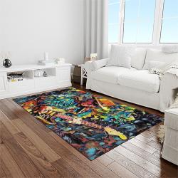 singer stevie ray vaughan music carpet rectangle area rug for living room bedroom decor light room srv21