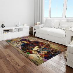 singer stevie ray vaughan music carpet rectangle area rug for living room bedroom decor light room srv24