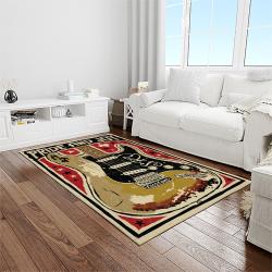 singer stevie ray vaughan music carpet rectangle area rug for living room bedroom decor light room srv26