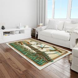 singer trey anastasio and classic tab music concert music carpet rectangle area rug light room ta02