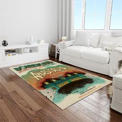 singer trey anastasio borderland festival music concert music carpet rectangle area rug light room ta01