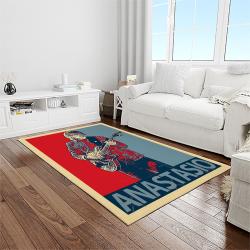 singer trey anastasio music concert music carpet rectangle area rug light room ta15