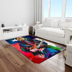 singer trey anastasio music concert music carpet rectangle area rug light room ta19