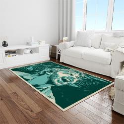 singer trey anastasio music concert music carpet rectangle area rug light room ta22