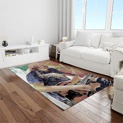 singer trey anastasio music concert music carpet rectangle area rug light room ta28
