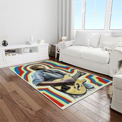singer trey anastasio music concert music carpet rectangle area rug light room ta29