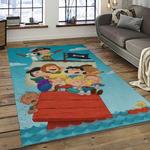 snoopy cartoon movie carpet rectangle area rug for living room bedroom decor dark room snp103