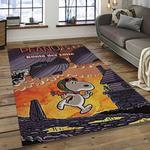 snoopy cartoon movie carpet rectangle area rug for living room bedroom decor dark room snp115