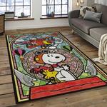 snoopy cartoon movie carpet rectangle area rug for living room bedroom decor dark room snp119