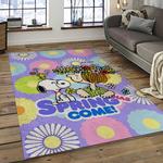 snoopy cartoon movie carpet rectangle area rug for living room bedroom decor dark room snp12