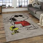 snoopy cartoon movie carpet rectangle area rug for living room bedroom decor dark room snp16
