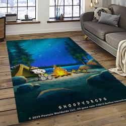 Snoopy Cartoon Movie Carpet Rectangle Area Rug For Living Room Bedroom Decor SNP21