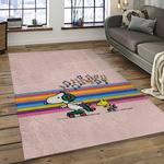 snoopy cartoon movie carpet rectangle area rug for living room bedroom decor dark room snp26