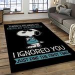 snoopy cartoon movie carpet rectangle area rug for living room bedroom decor dark room snp28