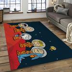 snoopy cartoon movie carpet rectangle area rug for living room bedroom decor dark room snp31