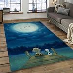 snoopy cartoon movie carpet rectangle area rug for living room bedroom decor dark room snp37