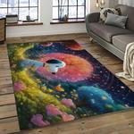 snoopy cartoon movie carpet rectangle area rug for living room bedroom decor dark room snp42