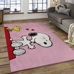 snoopy cartoon movie carpet rectangle area rug for living room bedroom decor dark room snp54