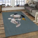 snoopy cartoon movie carpet rectangle area rug for living room bedroom decor dark room snp64