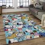 snoopy cartoon movie carpet rectangle area rug for living room bedroom decor dark room snp75