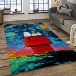 snoopy cartoon movie carpet rectangle area rug for living room bedroom decor dark room snp8