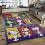 snoopy cartoon movie carpet rectangle area rug for living room bedroom decor dark room snp85