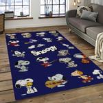 snoopy cartoon movie carpet rectangle area rug for living room bedroom decor dark room snp86
