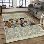 snoopy cartoon movie carpet rectangle area rug for living room bedroom decor dark room snp93