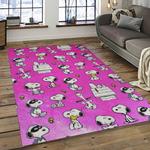 snoopy cartoon movie carpet rectangle area rug for living room bedroom decor dark room snp94