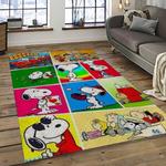snoopy cartoon movie carpet rectangle area rug for living room bedroom decor dark room snp98