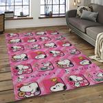 snoopy cartoon movie carpet rectangle area rug for living room bedroom decor dark room snp99