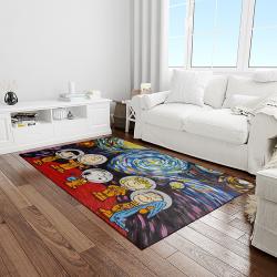 snoopy cartoon movie carpet rectangle area rug for living room bedroom decor light room snp1