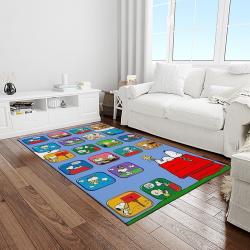 snoopy cartoon movie carpet rectangle area rug for living room bedroom decor light room snp100