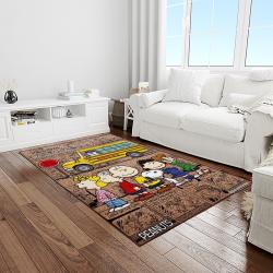 snoopy cartoon movie carpet rectangle area rug for living room bedroom decor light room snp102