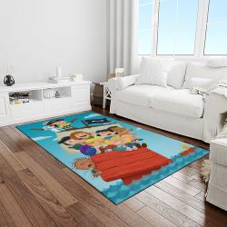 snoopy cartoon movie carpet rectangle area rug for living room bedroom decor light room snp103
