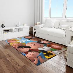 snoopy cartoon movie carpet rectangle area rug for living room bedroom decor light room snp106