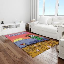 snoopy cartoon movie carpet rectangle area rug for living room bedroom decor light room snp114