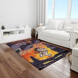 snoopy cartoon movie carpet rectangle area rug for living room bedroom decor light room snp115