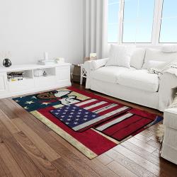 snoopy cartoon movie carpet rectangle area rug for living room bedroom decor light room snp117