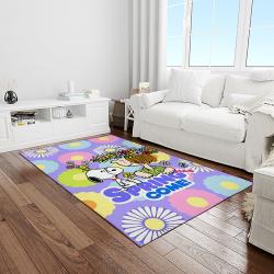snoopy cartoon movie carpet rectangle area rug for living room bedroom decor light room snp12