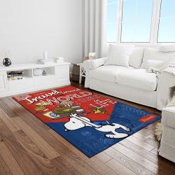 snoopy cartoon movie carpet rectangle area rug for living room bedroom decor light room snp121