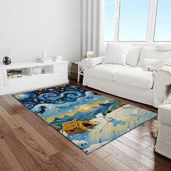 snoopy cartoon movie carpet rectangle area rug for living room bedroom decor light room snp2