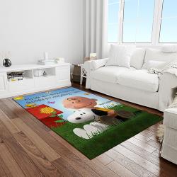 snoopy cartoon movie carpet rectangle area rug for living room bedroom decor light room snp24